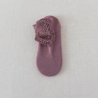 1 pair of women's stockings, super soft lace edge, non-slip, super elastic, skin-friendly, warm, plain color, skin color socks, thick soles, floor socks, household items